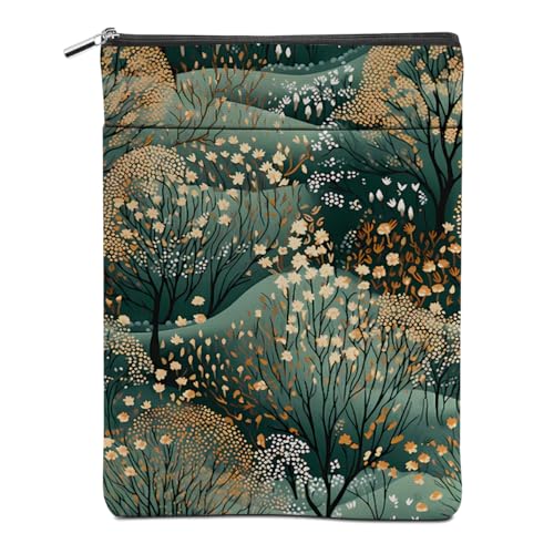 Abstract Tree Leaf Book Sleeve Accessories Cover Book Protector