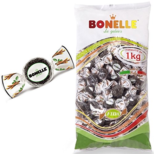 1000 Gr Caramelle Morbide Bonelle Gelees Alla Liquirizia Classiche Sfuse Pectina