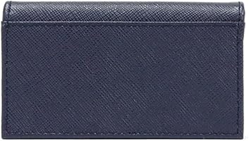 Amazon.com: Prada Mens Saffiano Leather Flap Card Holder Wallet