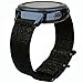 Olytop Compatible Garmin Vivoactive 3 Bands / Forerunner 645 Band & Galaxy Watch Active Band / Gear Sport Bands, 20mm Quick Release Nylon Nato Band Soft Wristband for Ticwatch E Smartwatch - Black