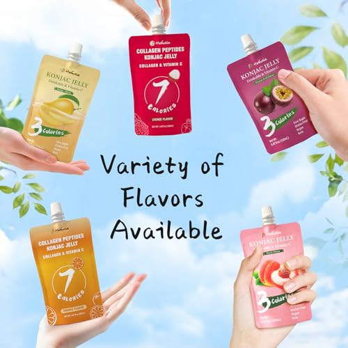 Hethstia Konjac Jelly Pouch Drinkable Mango Flavor, 10 Pack, Vegan - image 7