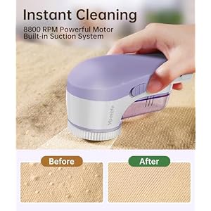 Fabric Shaver, Rechargeable Sweater Shaver, Lint Shaver with 6-Leaf Blades, Electric Lint Remover for Clothes & Furniture, Couch Pilling Remover Depiller for Removing Fuzz, Lint, Pills, Bobbles Fabric Shaver, Rechargeable Sweater Shaver, Lint Shaver with 6-Leaf Blades, Electric Lint Remover for Clothes & Furniture, Couch Pilling Remover Depiller for Removing Fuzz, Lint, Pills, Bobbles