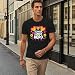 FunPod School Lunch Hero Tees for Men Casual