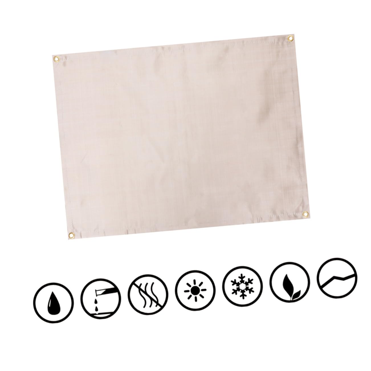 IWOWHERO Blankets 87x67cm Fireproof Blanket Outdoor Camping Barbecue Protection