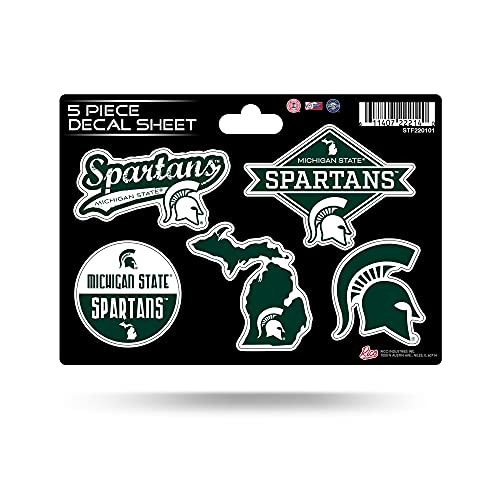 Rico Industries NCAA Michigan State Spartans 5-PC Sticker Sheet