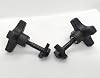 ComsenMed Rollator knob,Replacement Arm Adjustment Knobs for Rollator,1Pair2PCS, Black