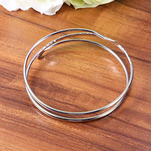 KESYOO Minimalista Simples Bobina Banda BraÃ§o Superior Manguito Braceletes para Mulheres Meninas Pu