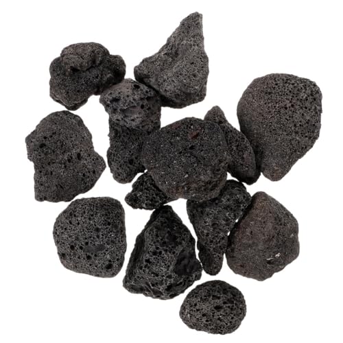 Toddmomy Volcanic Stone Rocks for Potted Plants 300g Pack 2-4cm Porous Breathable Natural Lava Decoration for Aquarium Landscaping Garden Flower Pots