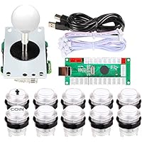 EG STARTS 1 jugador USB LED Encoder para PC Juegos 8 Way Stick