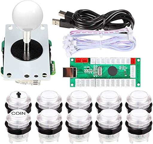 EG STARTS 1 jugador USB LED Encoder para PC Juegos 8 Way Stick Controllers + 10x LED Botones iluminados para Arcade Joystick DIY Kits Partes Mame Raspberry Pi 2 3 Juegos Blanco | Ya disponible en tu tienda friki favorita! En mundofriki.es! EG STARTS 1 jugador USB LED Encoder para PC Juegos 8 Way Stick Controllers + 10x LED Botones iluminados para Arcade Joystick DIY Kits Partes Mame Raspberry Pi 2 3 Juegos Blanco | Ya disponible en tu tienda friki favorita! En mundofriki.es!
