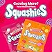 Smarties Squashies Foam Gummy Candies & Smarties Sample Packet Variety-Pack - Raspberry & Cream Flavored - Allergen Free, Peanut Free & Gluten Free Candy - Soft & Chewy Squashies Candies for Parties & Birthdays - 5 oz Bag (Pack of 1)
