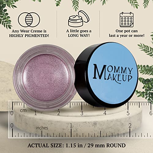 Mommy Makeup Any Wear Creme In Elsa (A Pale Shimmering Lilac) - The Ultimate Multi-Tasking Cosmetic - Smudge-Proof Eye Shadow, Cheek Color, And Lip Color All-In-One [Elsa] #TOP6