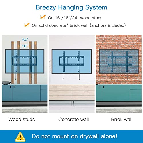 Pipishell Large Tilt Tv Wall Mount Kit For 37-75Inch Tvs, Max Vesa 600X400Mm Holds Up To 132Lbs, Pipishell Xl Fixed Tv Wall Mount For Most 42-90 Inch Tvs Up To Vesa 800X600Mm And 132Lbs #TOP4