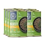 Pets Deli Green Insect Hunde Nassfutter auf Insektenbasis mit Kartoffel, Karotte & Zucchini, hoher Proteingehalt, glutenfrei, ohne Zucker, 6x375g, Premium Qualität Pets Deli Green Insect Hunde Nassfutter auf Insektenbasis mit Kartoffel, Karotte & Zucchini, hoher Proteingehalt, glutenfrei, ohne Zucker, 6x375g, Premium Qualität