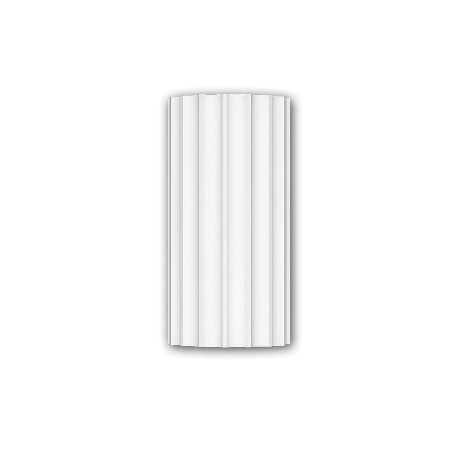Segment de colonne 412004 Profhome moulure facade style ionique blanc
