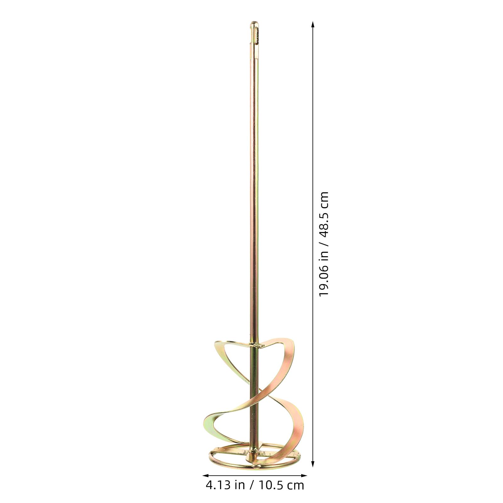 Lurrose 2 accesorios para taladro mezclador de cemento: paleta mezcladora de repuesto - varilla agitadora de hormigón en espiral - mezclador para taladro para aplicaciones de pintura, epoxi, mortero