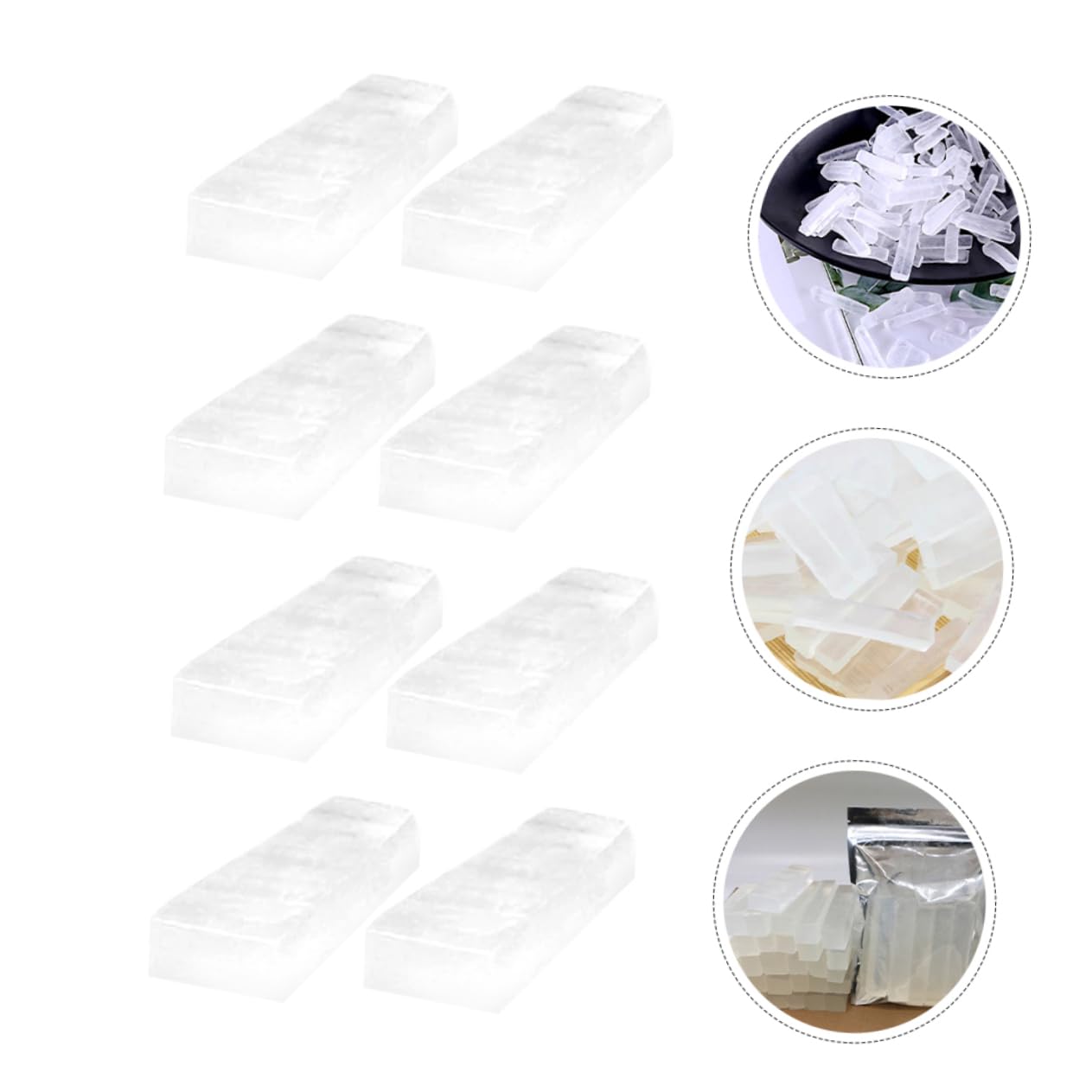 HOMSFOU Base de Jabón Transparente 1000g, sin Perfume, Hidratante Espuma Rica para Hacer Jabón Artesanal y Manualidades