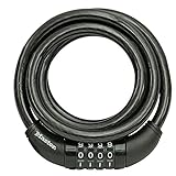 Master Lock 8370D Bike Lock Cable with Combination Lock