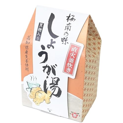 すべて国産原料!プチ贅沢!!黒糖入り しょうが湯 160g(8袋)×6箱 023004