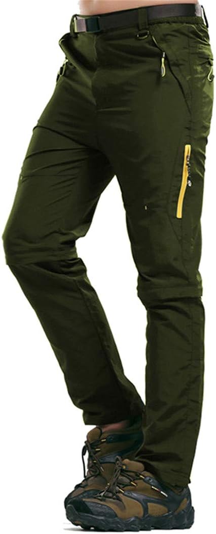 Summer Quick Dry Removable Pants Men Waterproof Breathable Detachable Military Pants Male Nylon Trousers