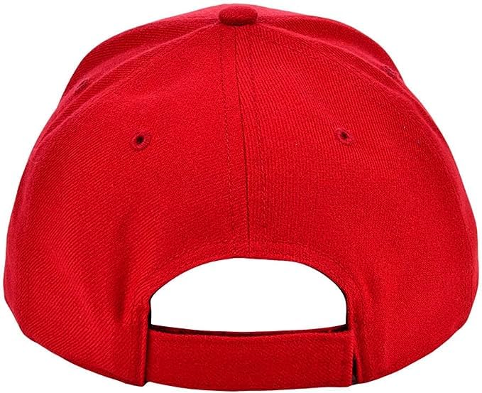 Gorra ajustable Ohio State con logo bordado rojo miniatura 3
