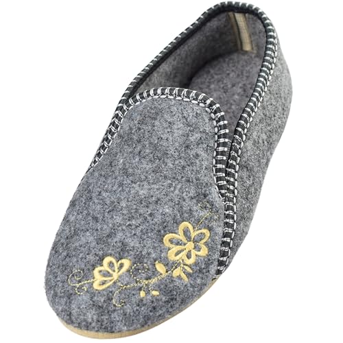 APREGGIO Chaussons Femme Feutre, Taille 39