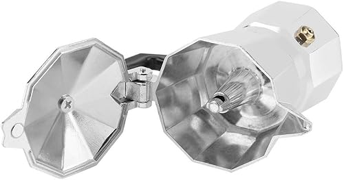 Miniatura 6 de 1 taza 1.0 fl oz aluminio italiano Mocha Pot cafetera para oficina en casa, desmontable