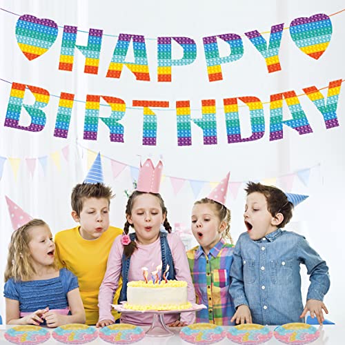 Zhongshun 20Pcs Push Pop Bubble Party Plate 7" thumb #5