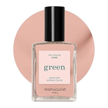 Manucurist Green Nail Polish - Dune Sandy Beige - Classic - Professional Manicure Effect Polish - Nail Polish - 15ml