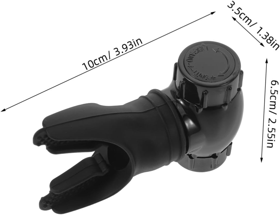 Portable Breathing Exercise Device for Lungs with Adjustable Two Directional Resistance and High Efficiency Lung Exercise Mode, Silicone and Plastic Breathing Training Tool