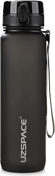 UZSPACE sports Beverage bottle 500ml/800ml/1l, leak-proof, Tritan and bisphenol A-free, water bottle for cycling, fitness, outdoor