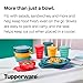 Tupperware Brand Microwave Reheatable Cereal Bowls (500mL/2 Cup) + Lids - Dishwasher Safe & BPA Free - Airtight, Leak-Proof Food Storage Containers