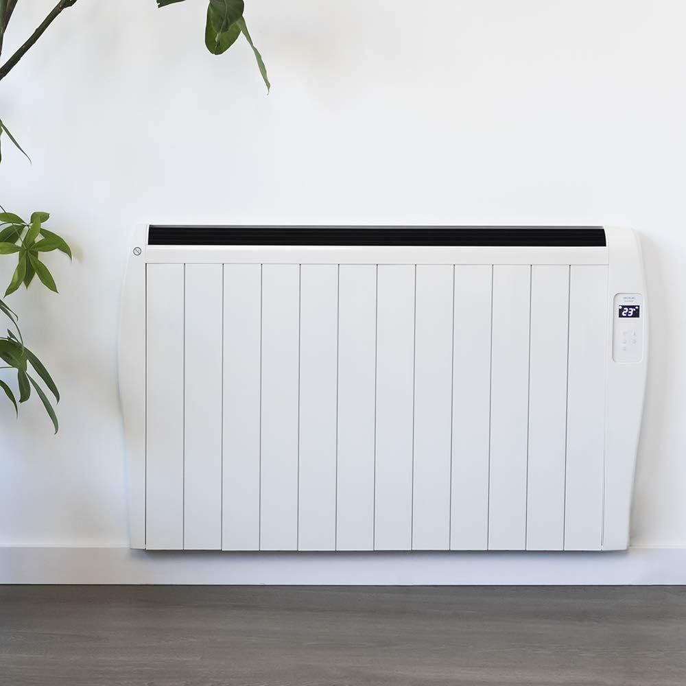 Cecotec Ready Warm 2500 Thermal Connected Electric Radiator mounted on a wall