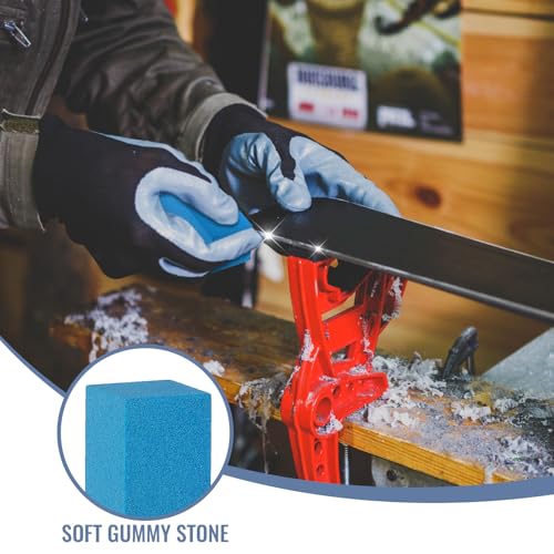 image for Patelai 2 Pcs Gummy Rubber Edge Tuning Soft Hard Stones Trio Rubber Ab