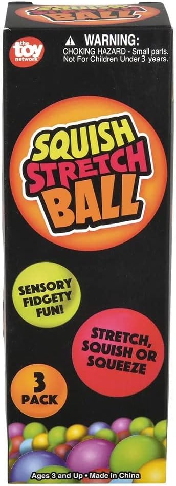 Stress Relief Ball Fidgets for Kids & Adults – Fun Sensory Toy for Focus & Anxiety (Squueze Ball)
