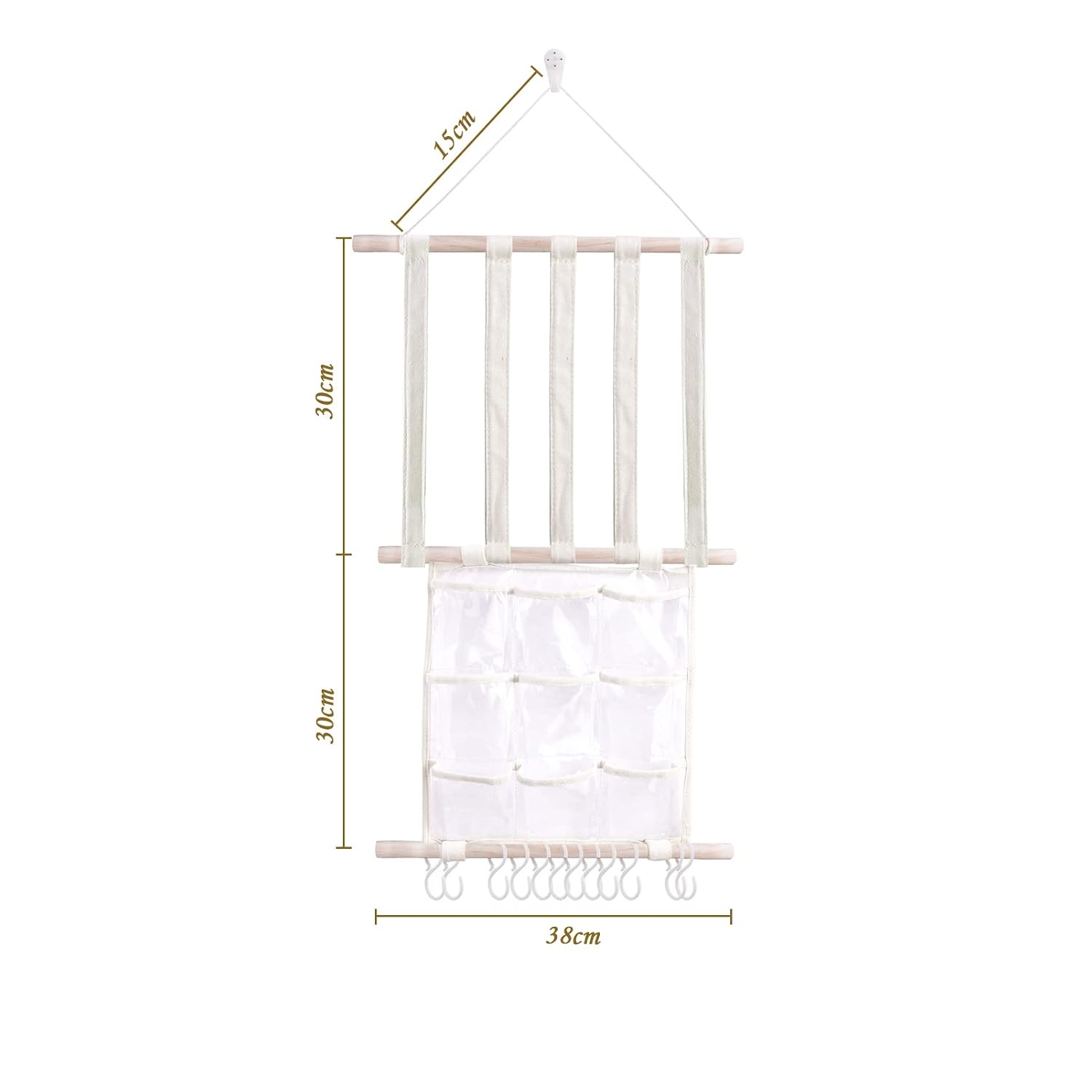 OOSAKU Headbands Holder for Girls Baby Hair Accessories Organizer Storage Wall Hanging Decor for Toddler Girls Room Wall Door Closet Hair Bows Organizer