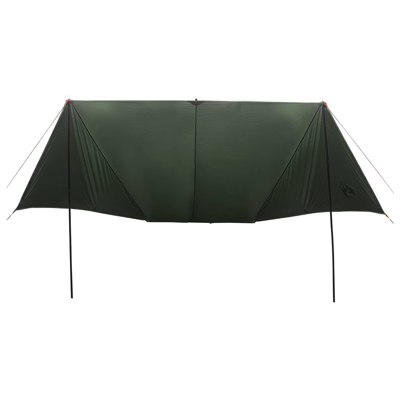 Vordach für Auto, Polyester, Stahl, 518 x 580 x 215 cm, Armeegrün | Komplettes Set mit 8 Abspannseilen, 8 Heringen, Tragetasche, wasserdicht, einfache Montage