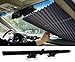 ECFAC Car Windshield Sun Shade, Retractable Sun Shade, Easy to Install and Use, Universal Car Sun Shades Keep Your Vehicle Cool