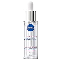 NIVEA Cellular Expert Filler, siero idratante ialuronico, leggero e ad assorbimento rapido con acido ialuronico puro, cura del viso per rughe levigate (30 ml)