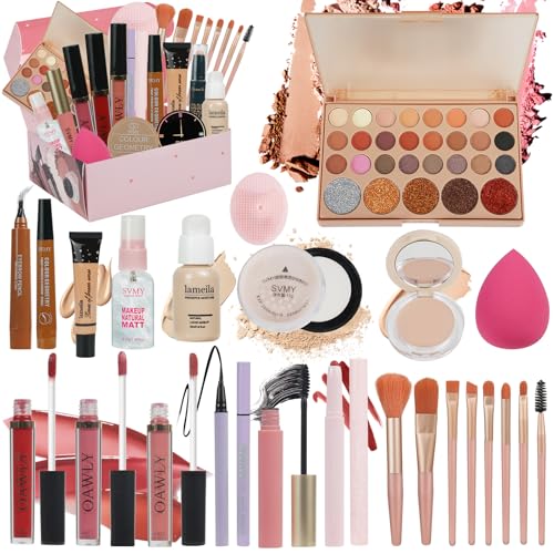 All In One Makeup Kit for Teen Girls Beginners Pink