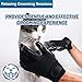 EazinGo Pet Grooming Handschuh Sanfter Enthaarungspinsel Handschuh Effizienter Tierhaarentferner Mitt - Verbessertes Fünf-Finger-Design - Perfekt für Hund und Katze mit langem und kurzem Fell, 1 Paar