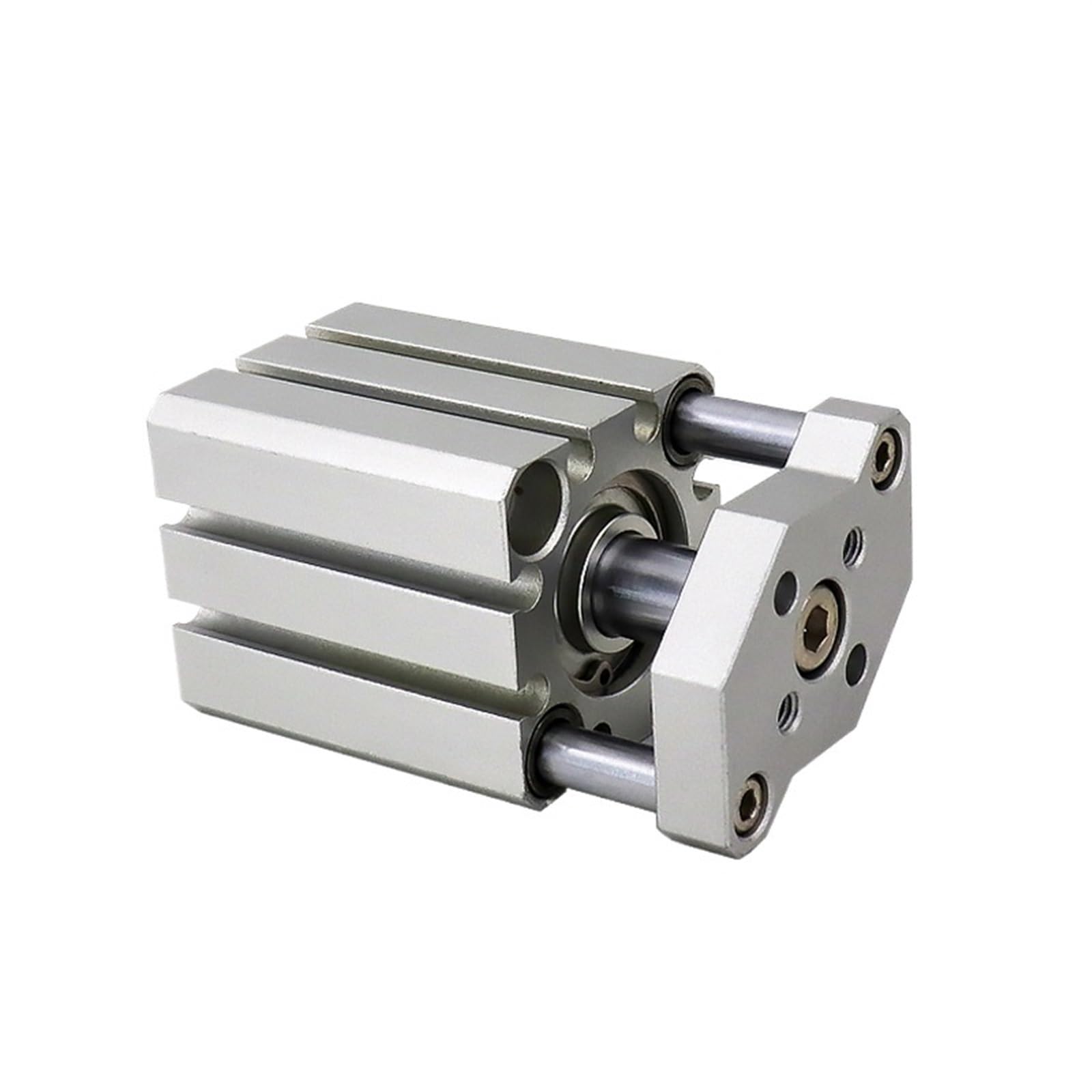 Vérin pneumatique TACQ63 anti-rotation à trois tiges pour un guidage ultra-précis