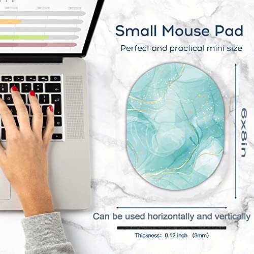 Gzxhs Small Mouse Pad Mall, Only Takes Up Wrist And Mouse Space, Washable Lycra Non-Slip Rubber Base, Office, Travel, Small Space, Creative Design 6X8 Inches #TOP1