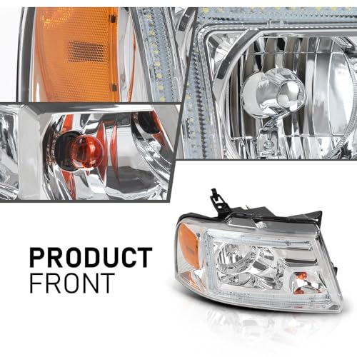 Image of G-PLUS LED DRL Headlights Fit Ford F150 2004-2008