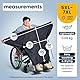 MyBlanket Sommer, wind- und wasserdichte Rollstuhl Decke, leicht und kompakt, Beinschutzdecke auch für E Mobil und Scooter, Regenschutz, ohne aufzustehen, Nachtblau (5XL-7XL)