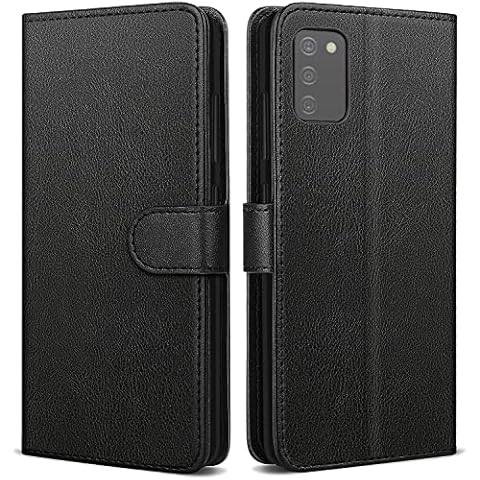 Amaze!uk For Samsung Galaxy A71 Case, Ultra Slim Samsung a71 Flip Leather Protective Wallet Style Open Book Bumper gel Magnetic Stand Samsung Galaxy A71 Case (6.7") Cover (BLACK) Cover