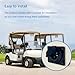 Xcvwj Golf Cart Charging Port Adapter Fit for Noco GCP1, Charger Port Adapter Plate Compatible with EZGO Golf Cart for Lithium Install and On-Board Charging