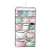 SuperB2C Double Sided 30 Pockets Hanging Underwear Organizer Underpants&Bra Brassiere Holder Hang Hook Bag (M)