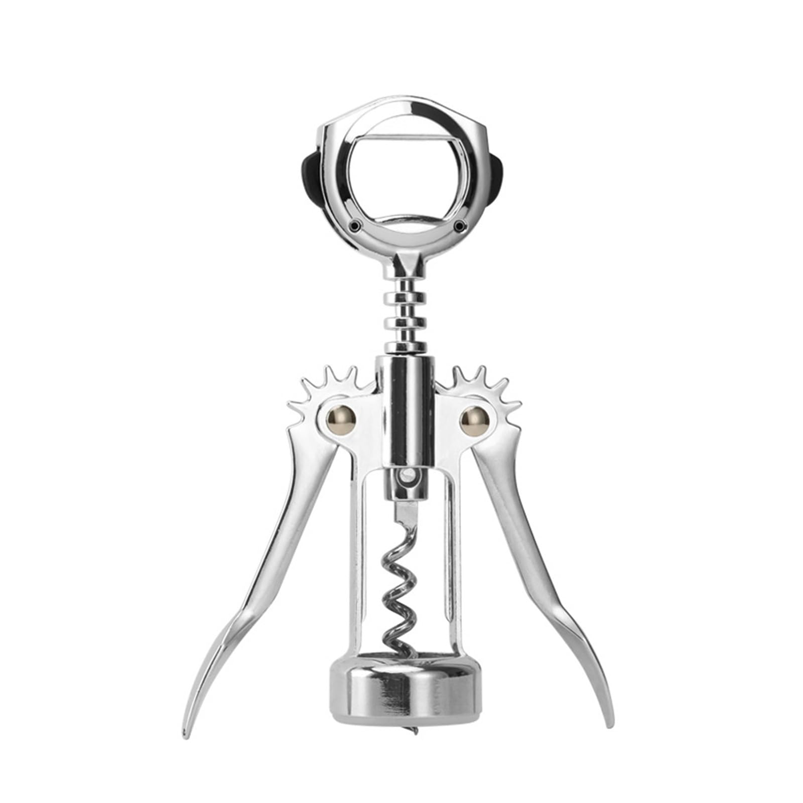 Abridor de vino dorado con alas, aleación de zinc grueso, accesorio de cocina