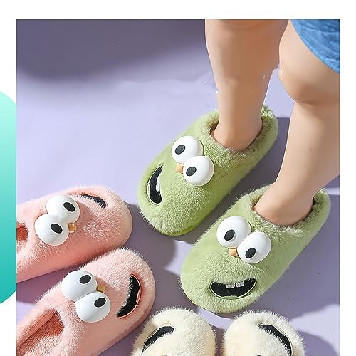Zureto Big Eye Dog cotton Slippers, Big Eye Dog Fun Cartoon Package Head Eva Slippers Suitable For Winter Indoors And Outdoors3
